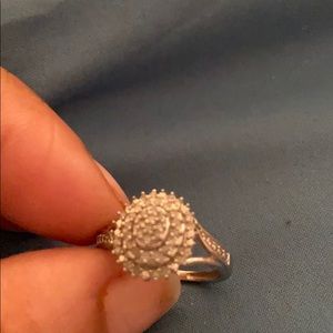 1/4 tw diamond oval ring